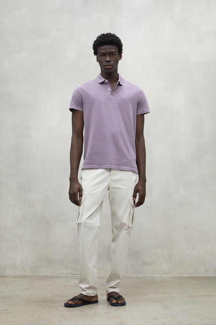 POLO DE PUNTO JERSEY THEO MORADO