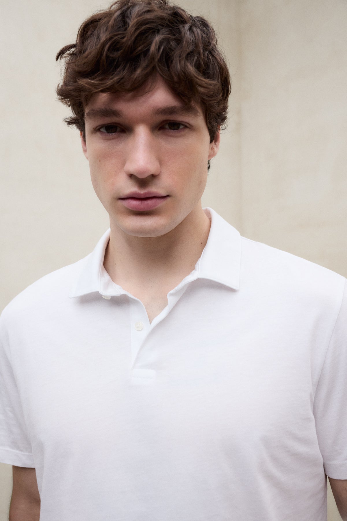POLO IN MAGLIA THEO BIANCO