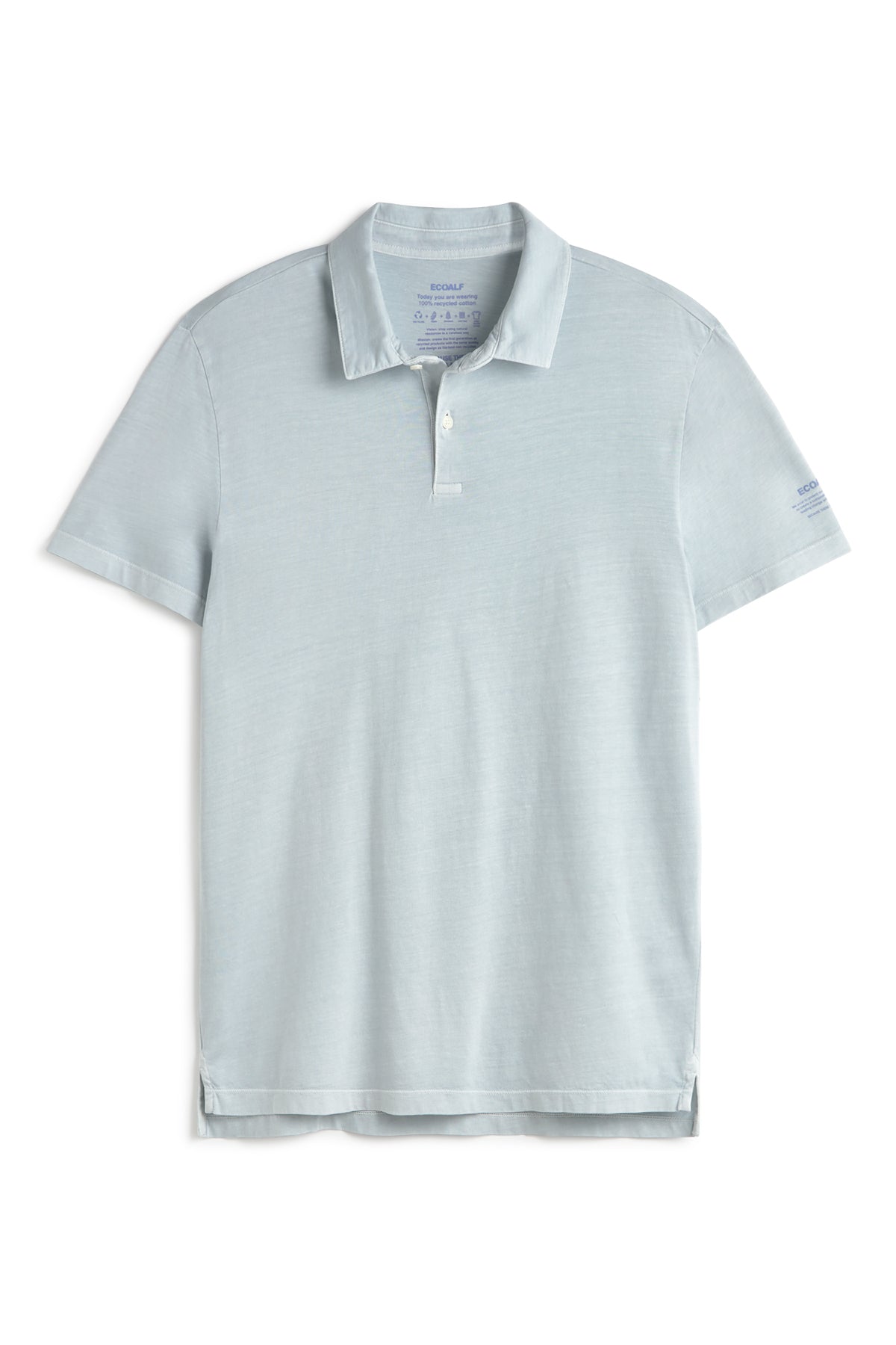 THEO LIGHT BLUE KNIT POLO SHIRT