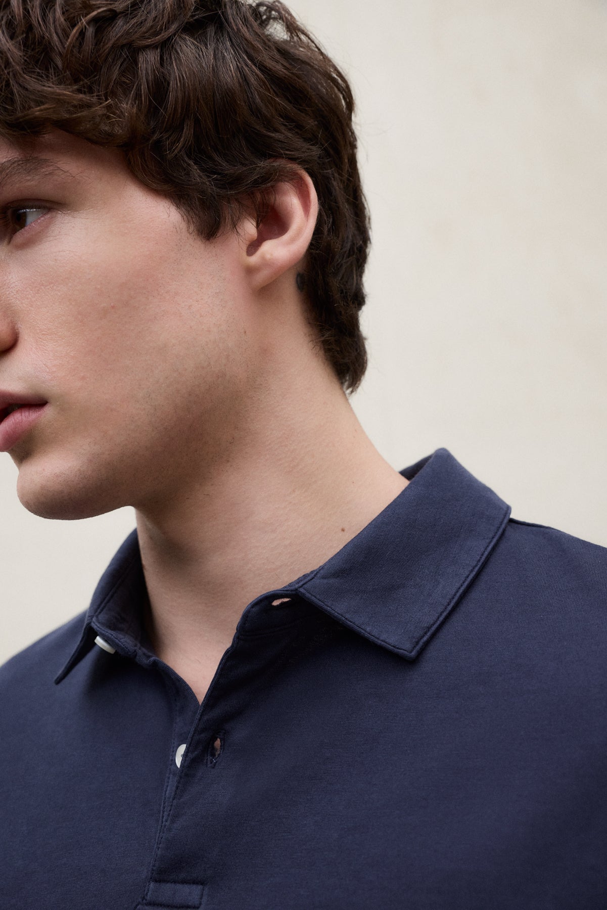 POLO IN MAGLIA THEO BLU NAVY