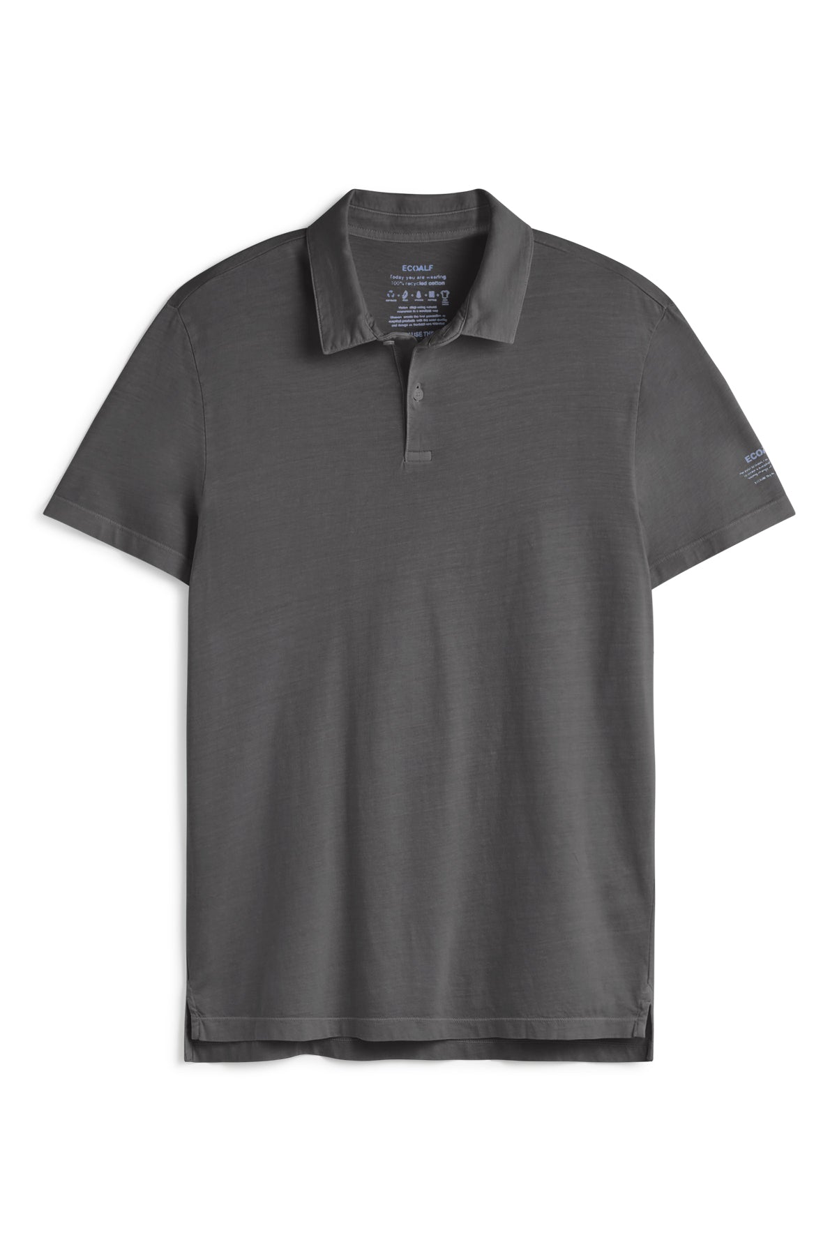 POLO EN MAILLE THEO GRIS FONCÉ