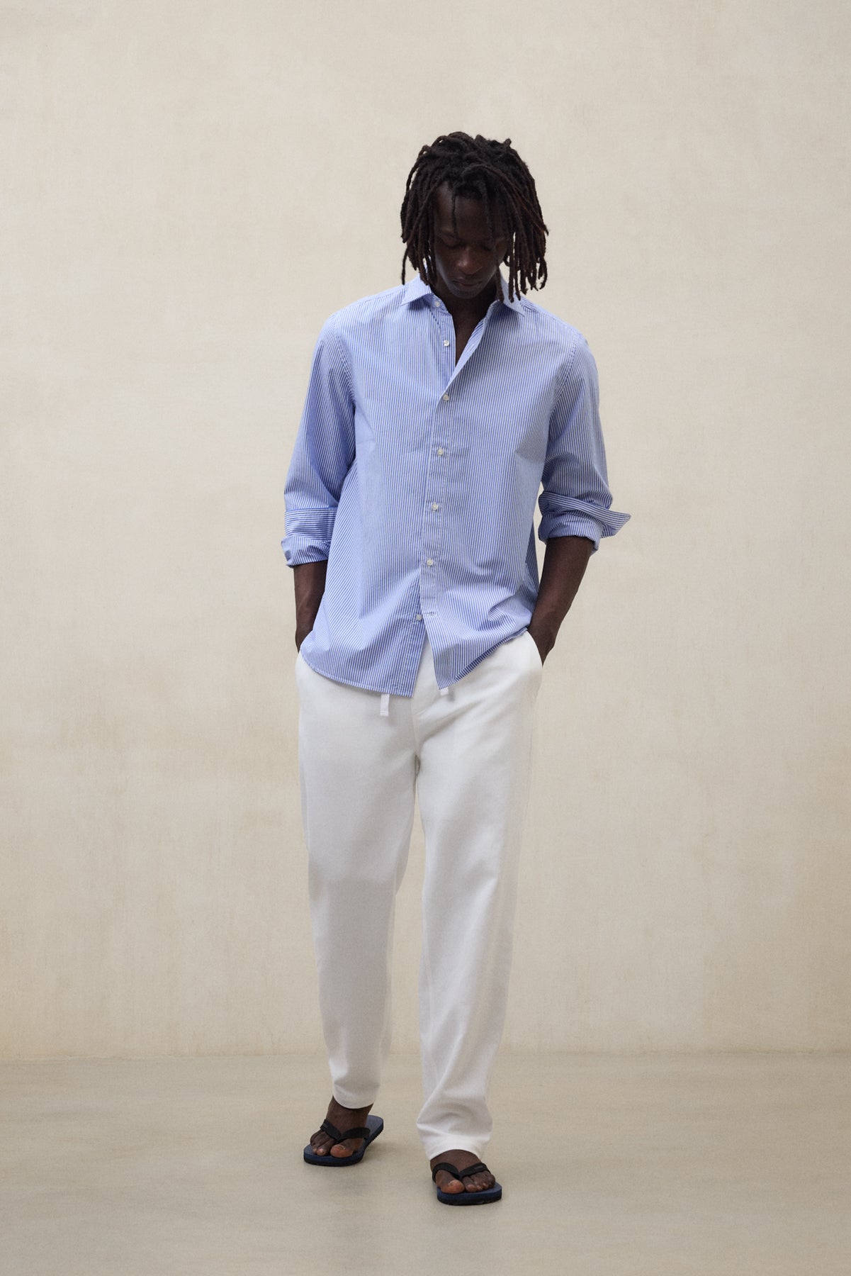 CAMISA ALFREDO AZUL