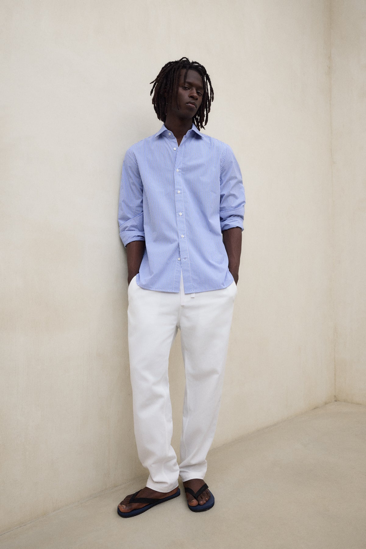 CAMISA ALFREDO AZUL