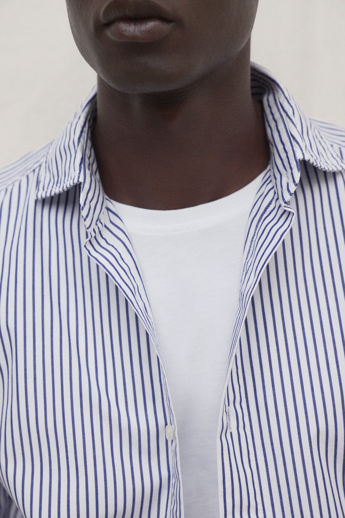 BLUE STRIPED ALFREDO SHIRT