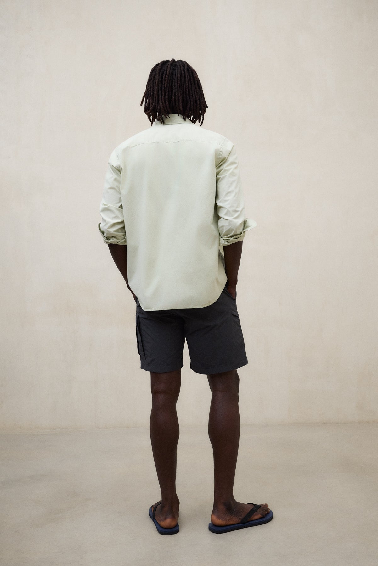 GREEN ANTEJO POPLIN SHIRT