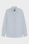 HEMDSWEATSHIRT Wildlederoptik Blau