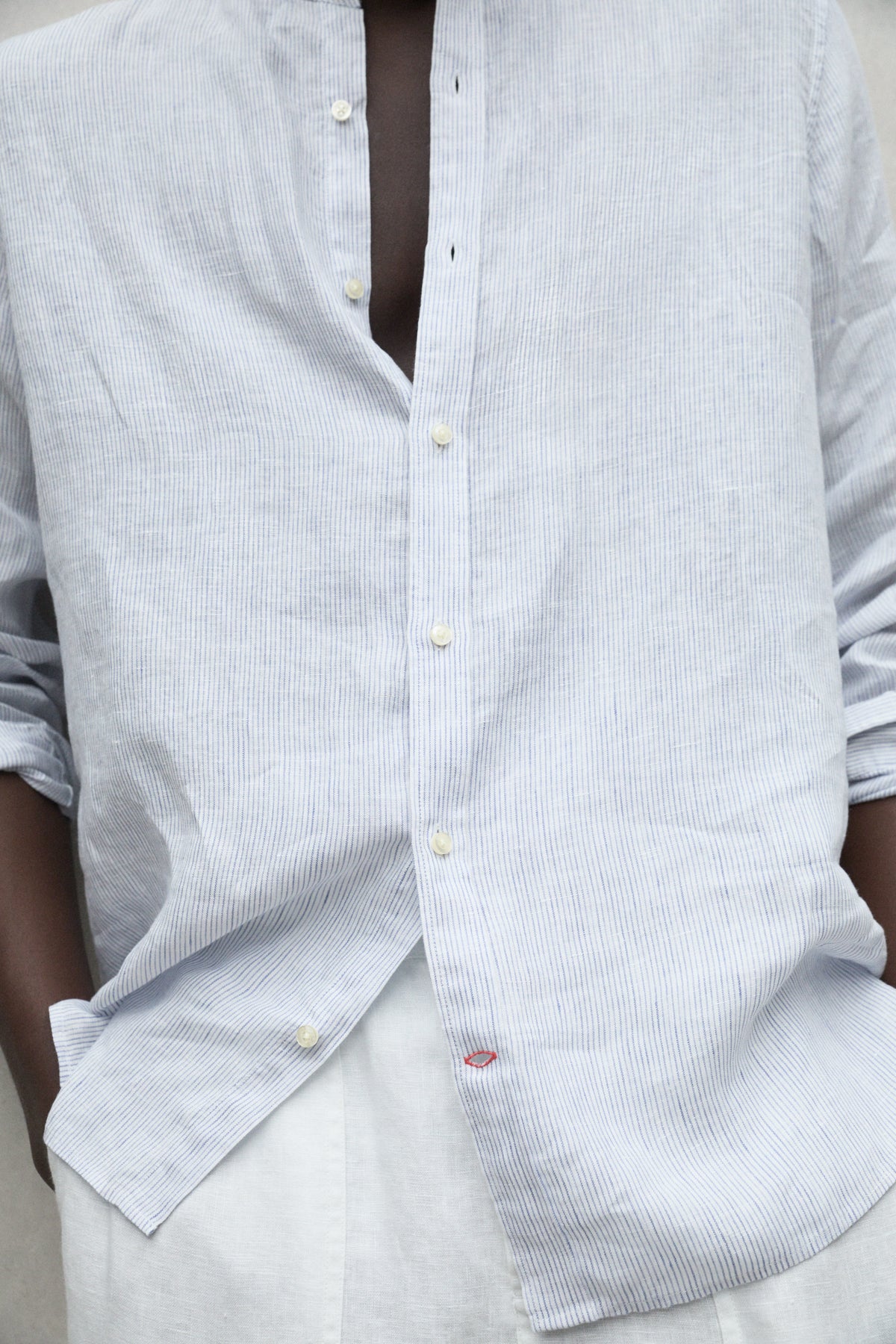 CAMICIA DAVID BLU