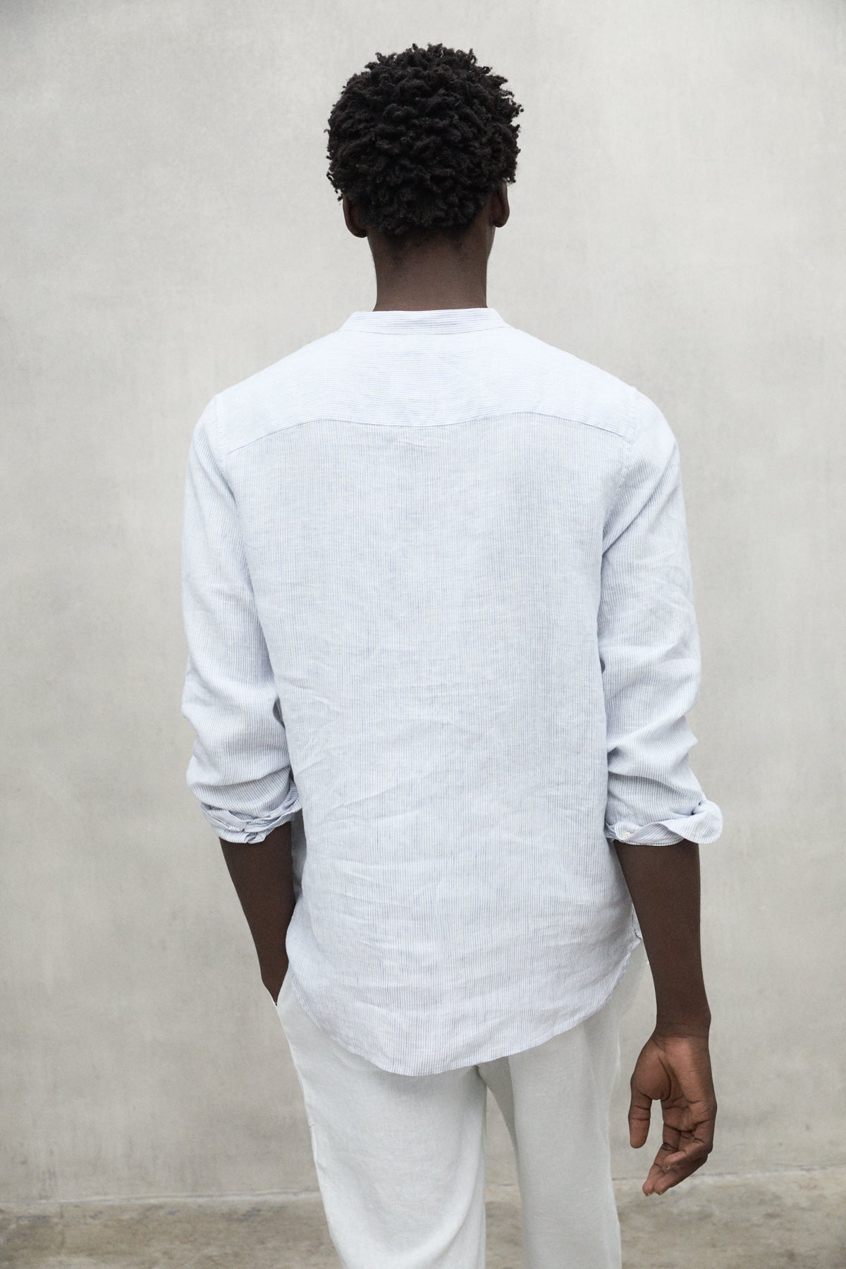 CHEMISE DAVID BLEUE