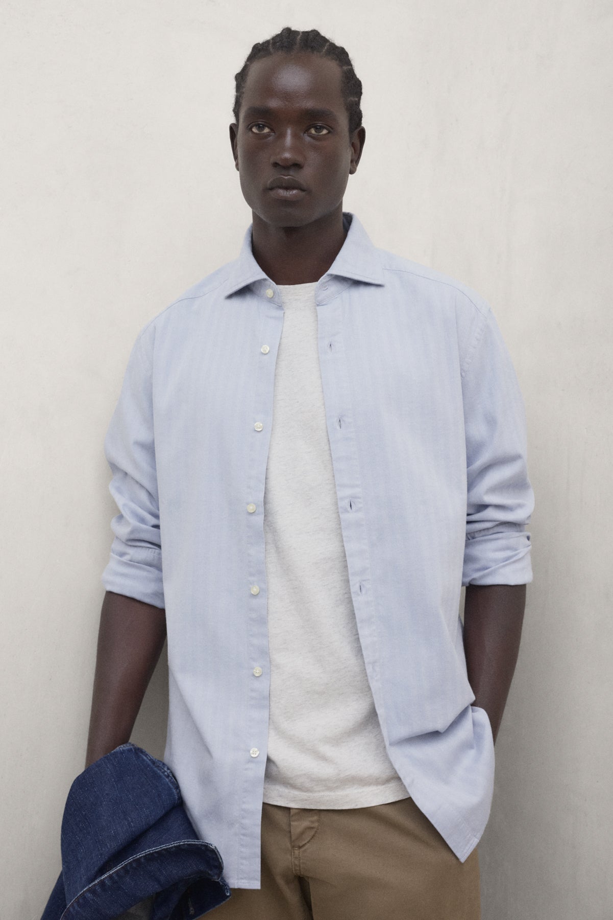 CHEMISE GERARD BLEUE