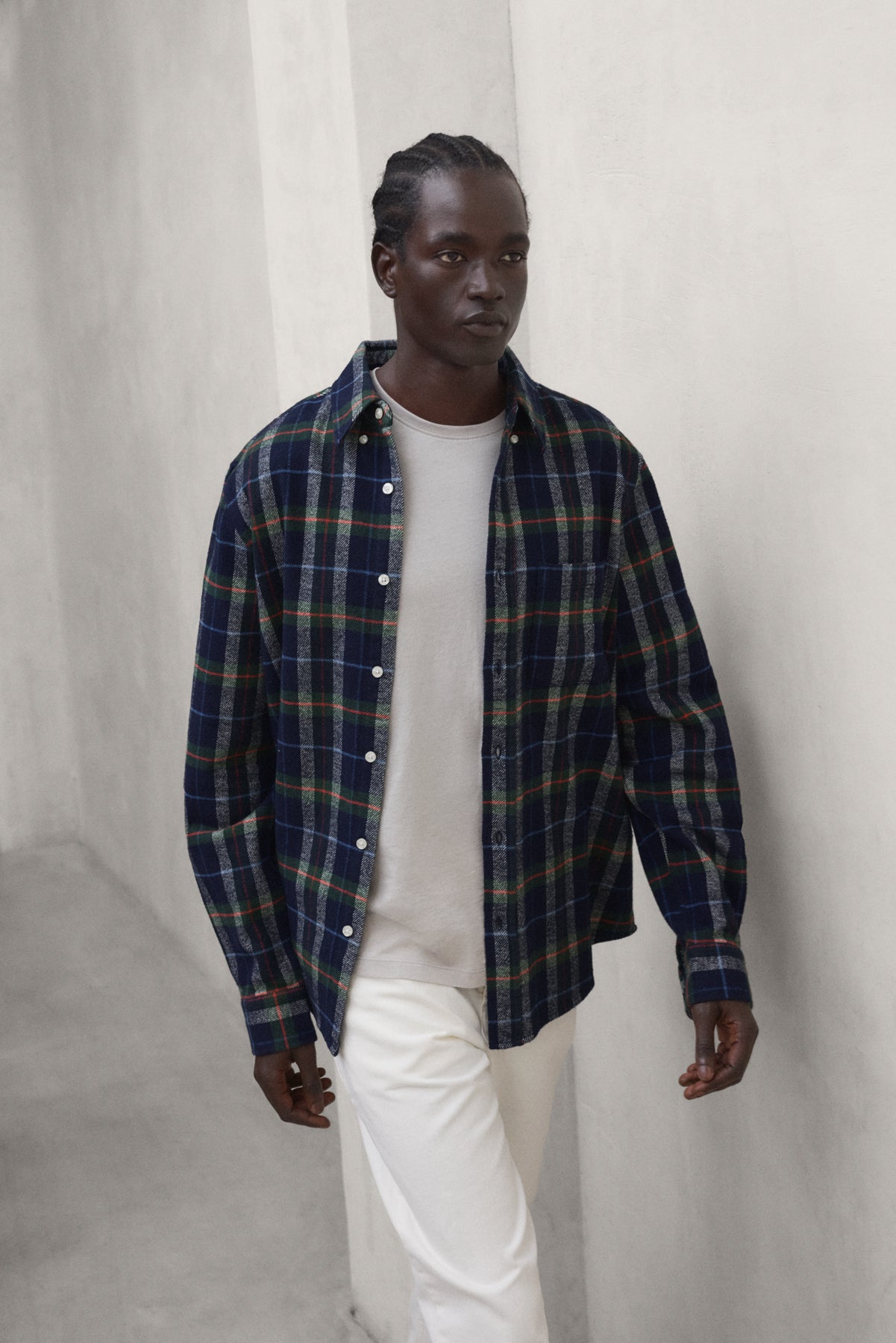 CHEMISE GETARI BLEU MARINE