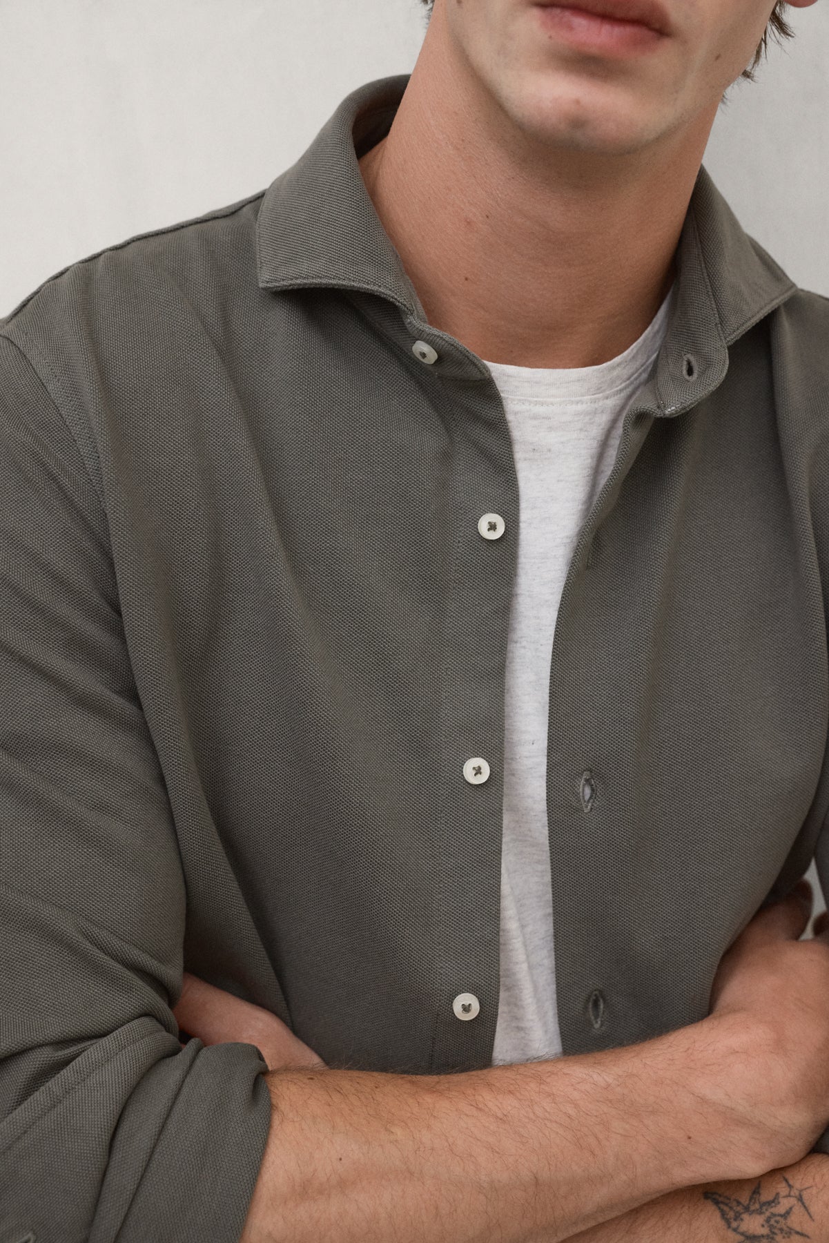 CHEMISE GOTHAM VERTE