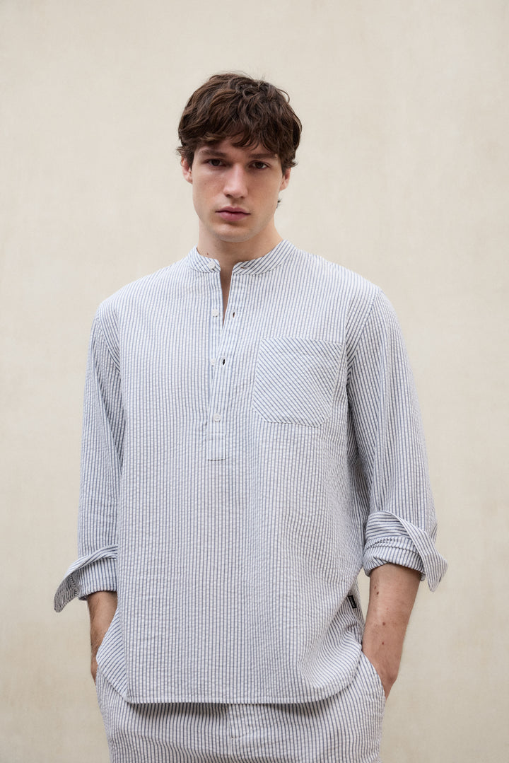 CAMISA GUILLE AZUL