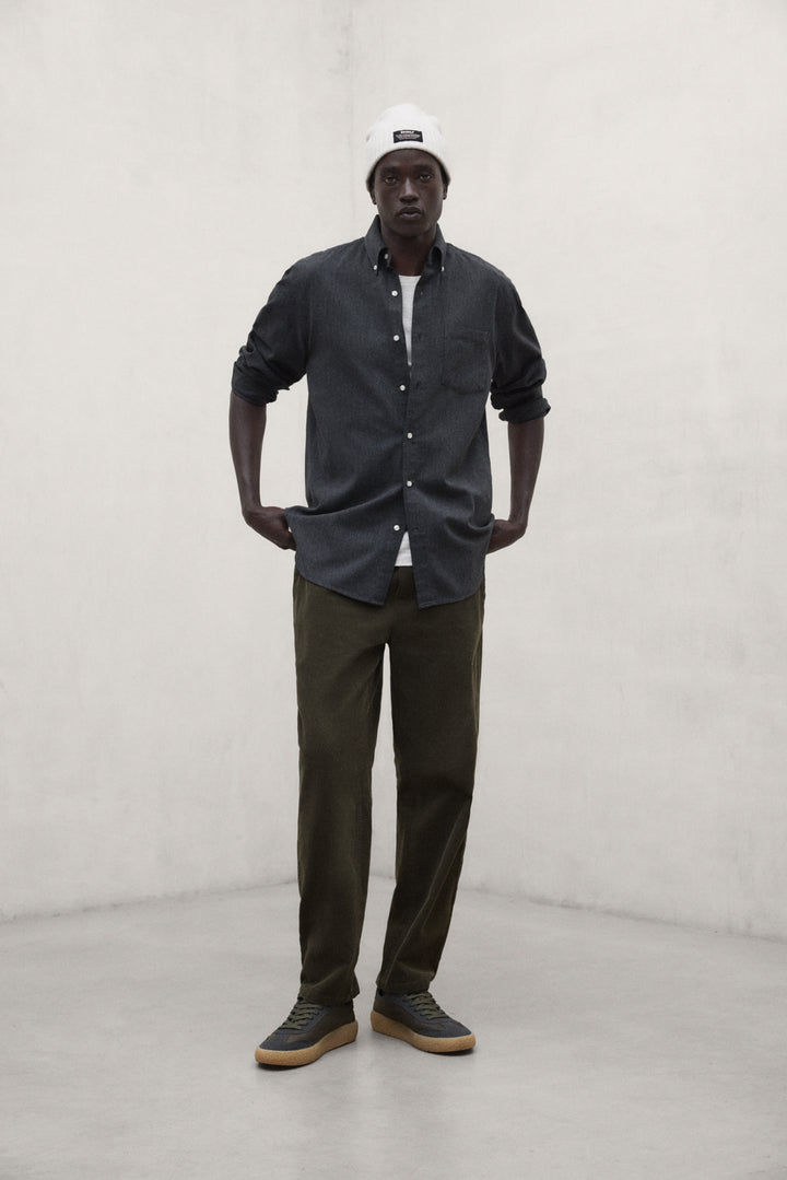 CAMISA JAVIER GRIS OSCURO