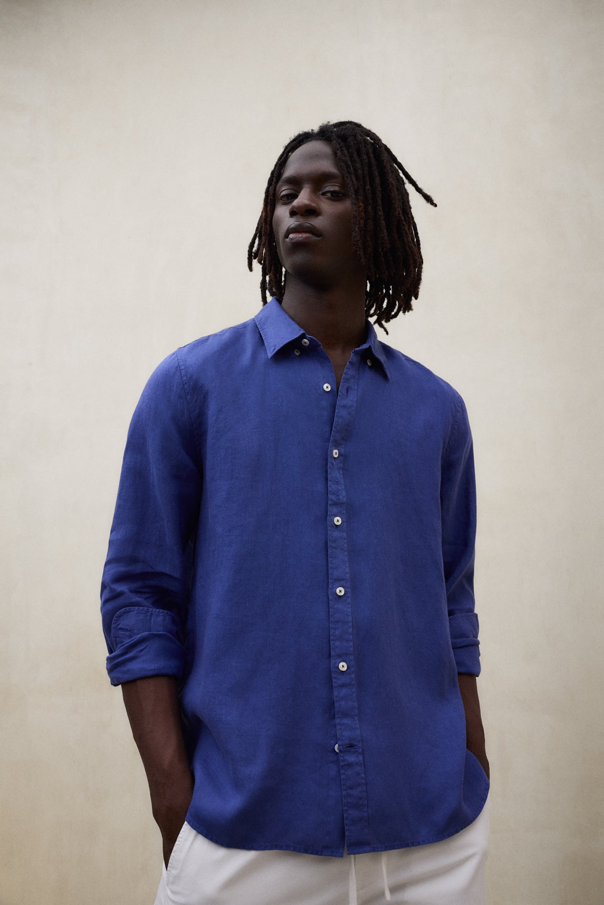 CHEMISE MALIBU BLEUE