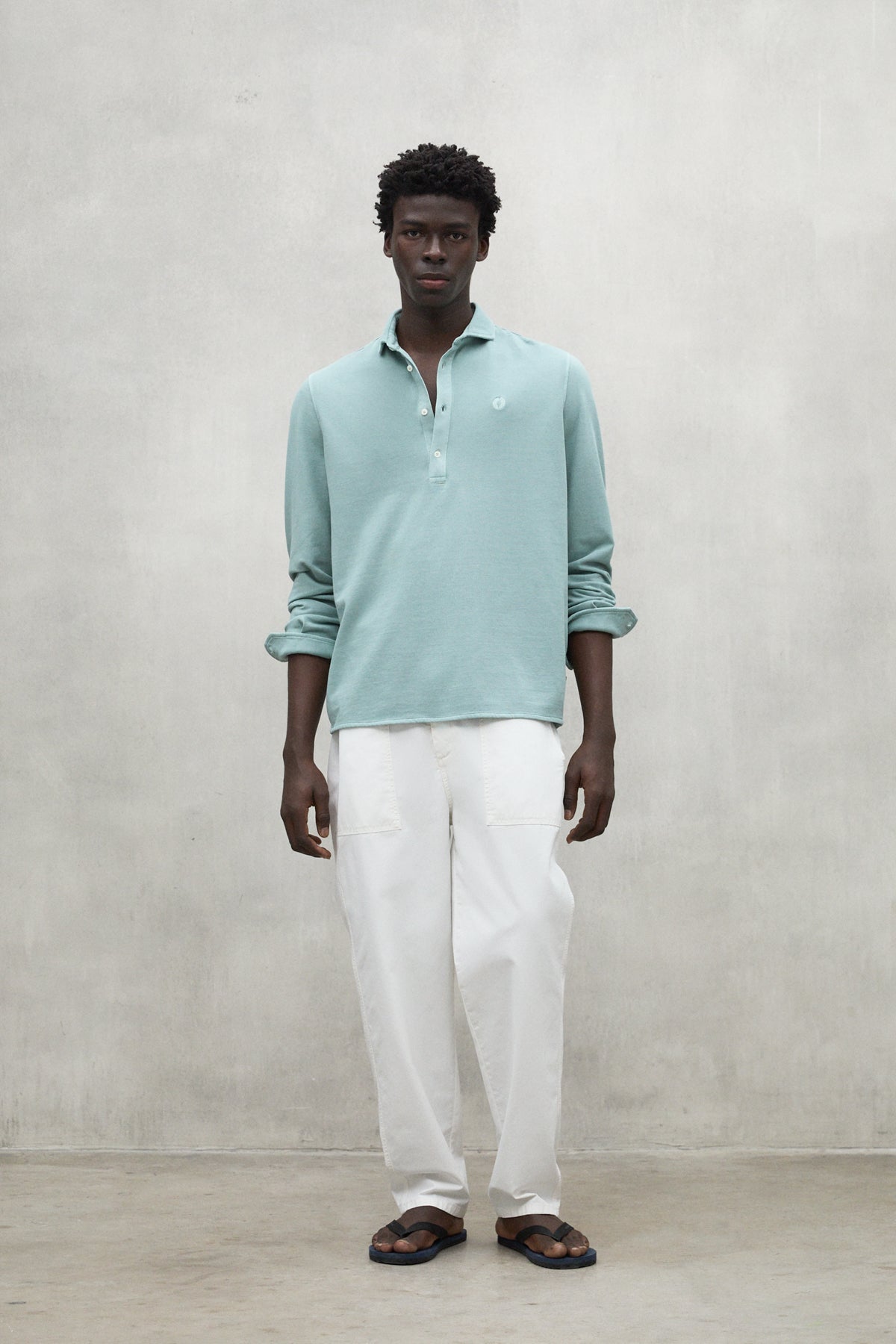 GREEN POL PIQUE SHIRT