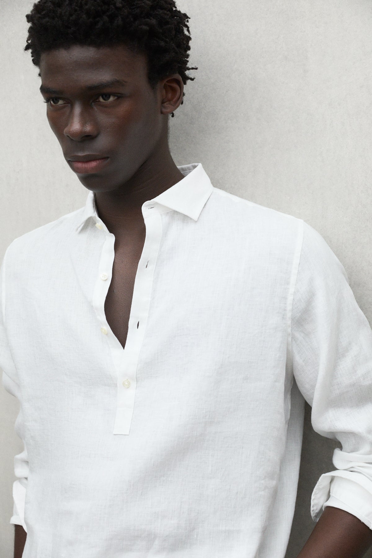 WHITE POLINO SHIRT