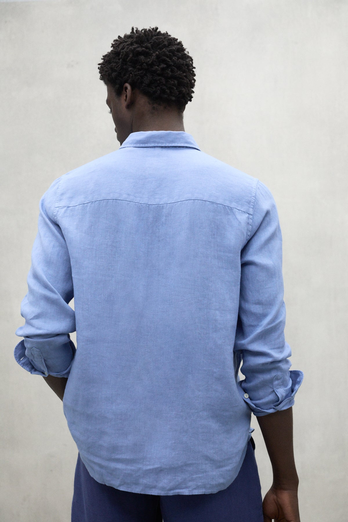 CHEMISE POLINO BLEUE