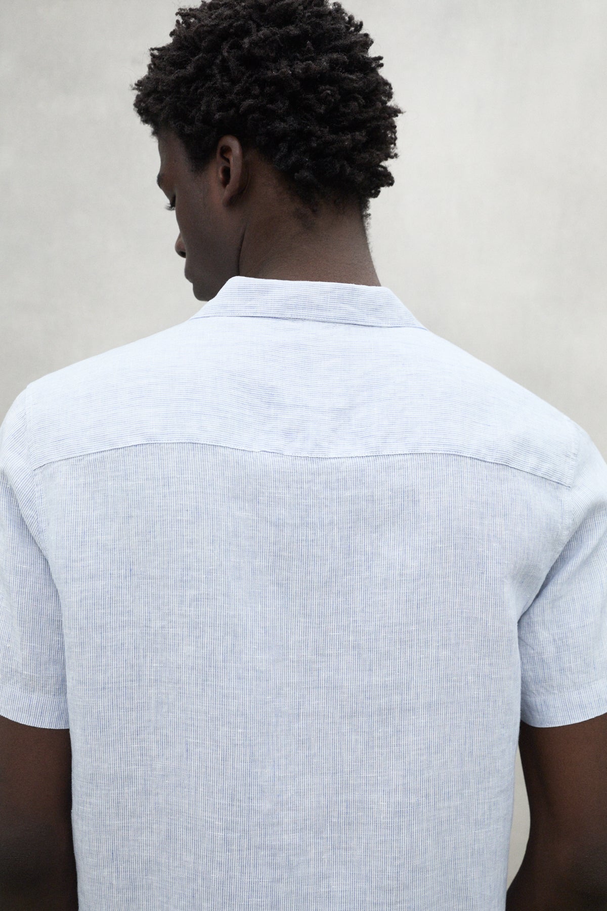 CHEMISE SUTAR BLEU MARINE ET BLANCHE