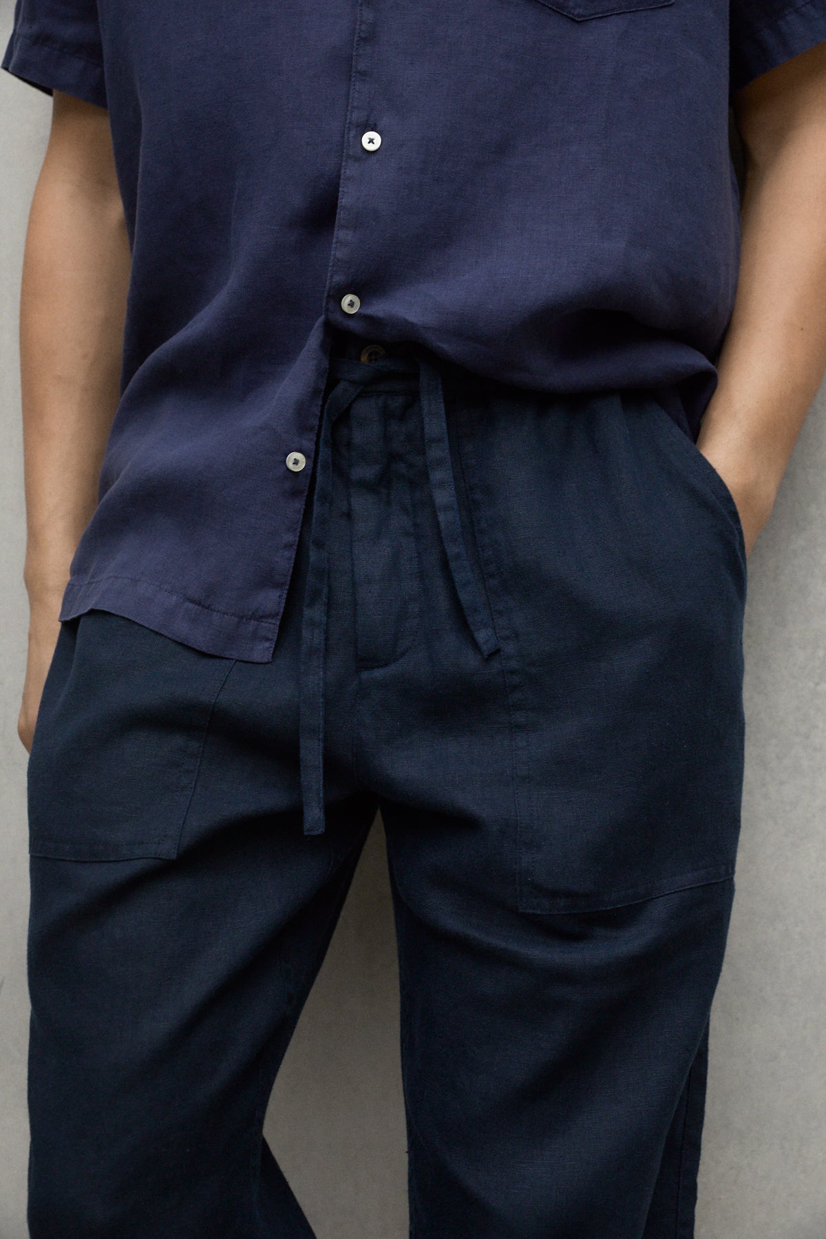 NAVY BLUE SUTAR SHIRT
