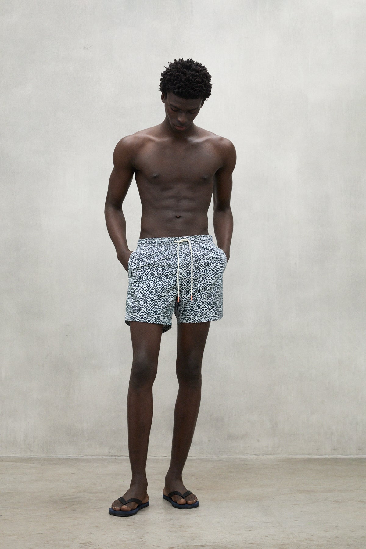 BLUE BEQUIA SWIM TRUNKS