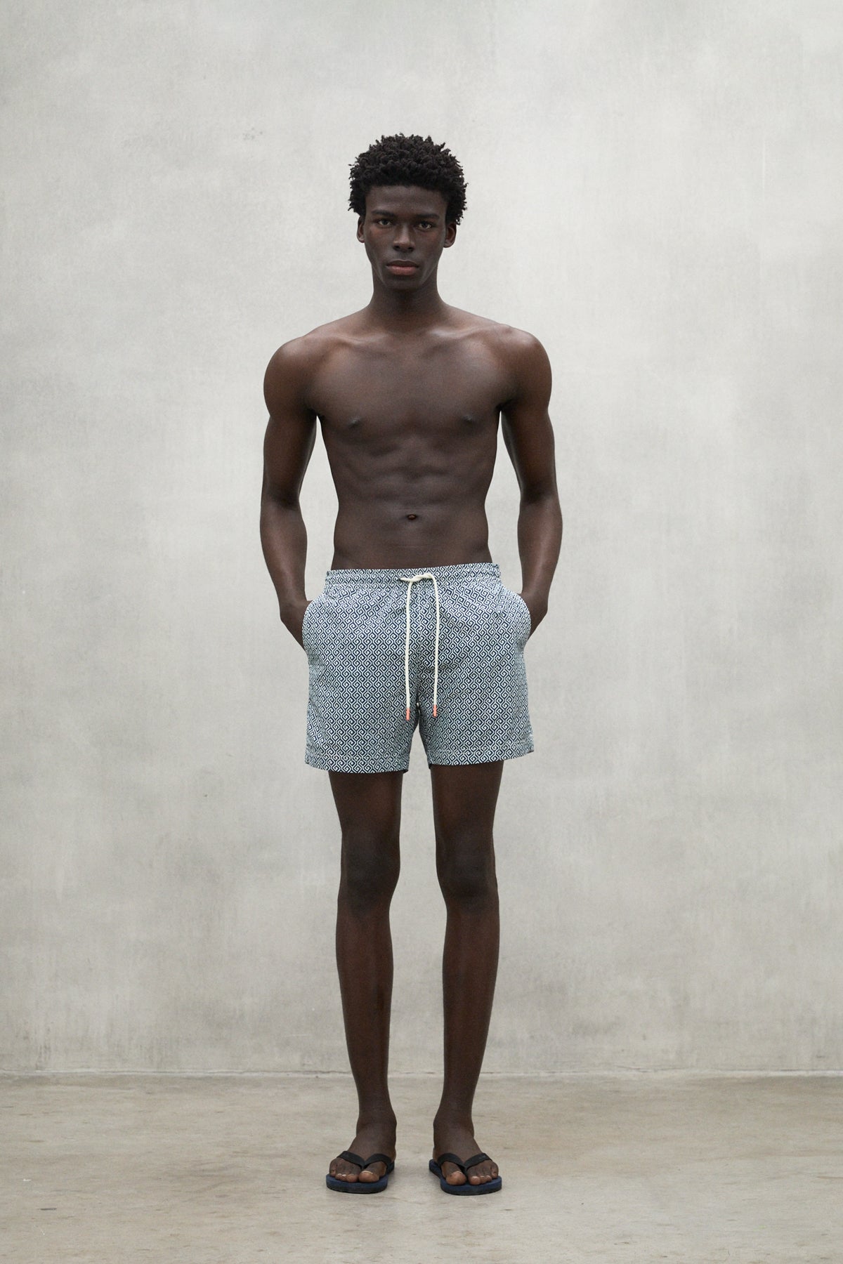 BLUE BEQUIA SWIM TRUNKS