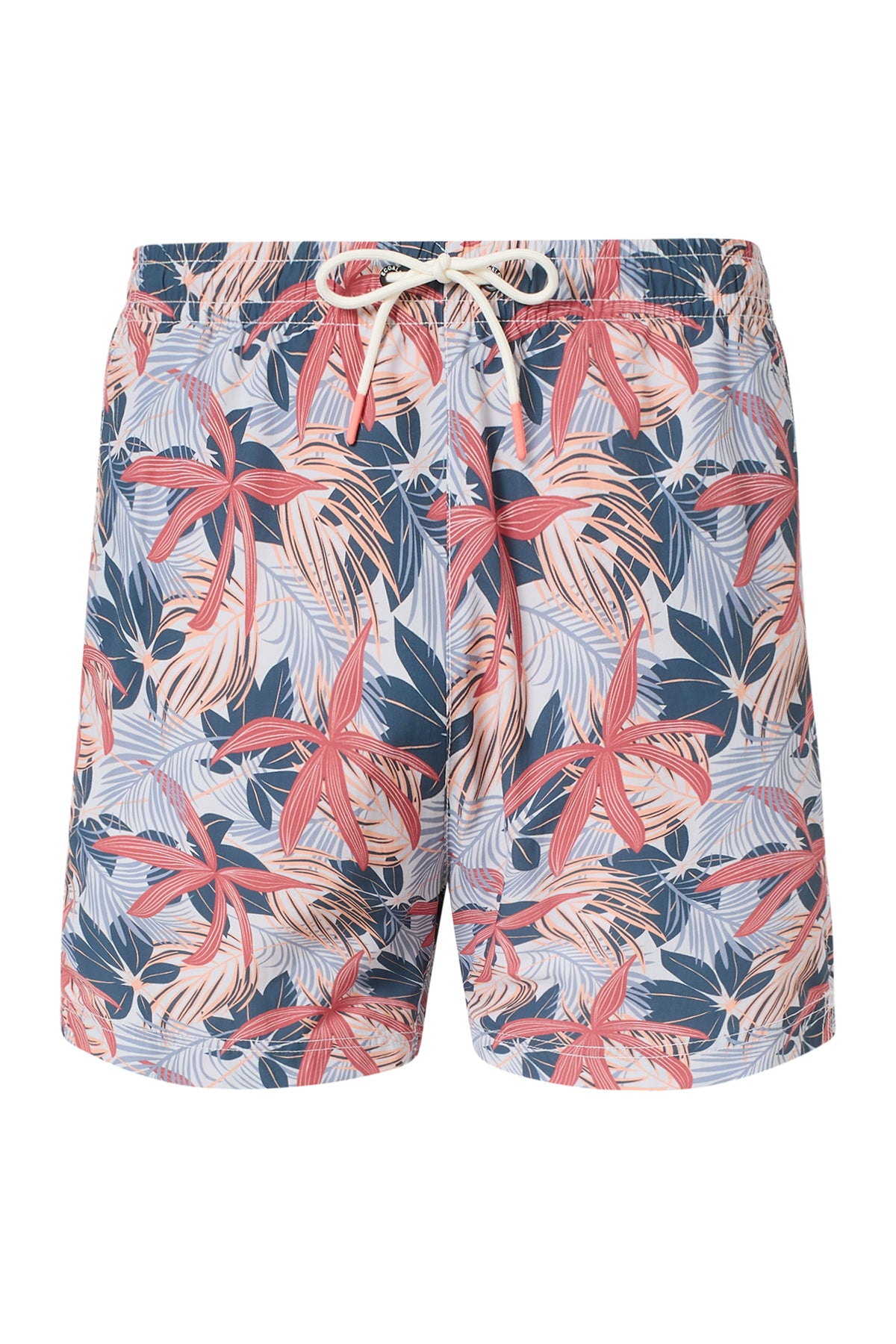 RED BEQUIA SWIM TRUNKS