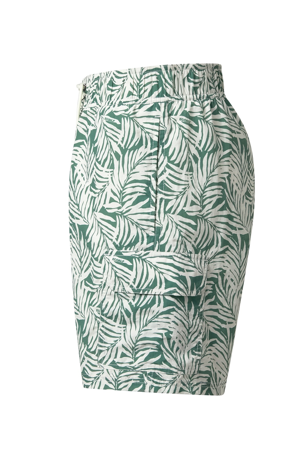 GREEN BIQUE SWIM TRUNKS