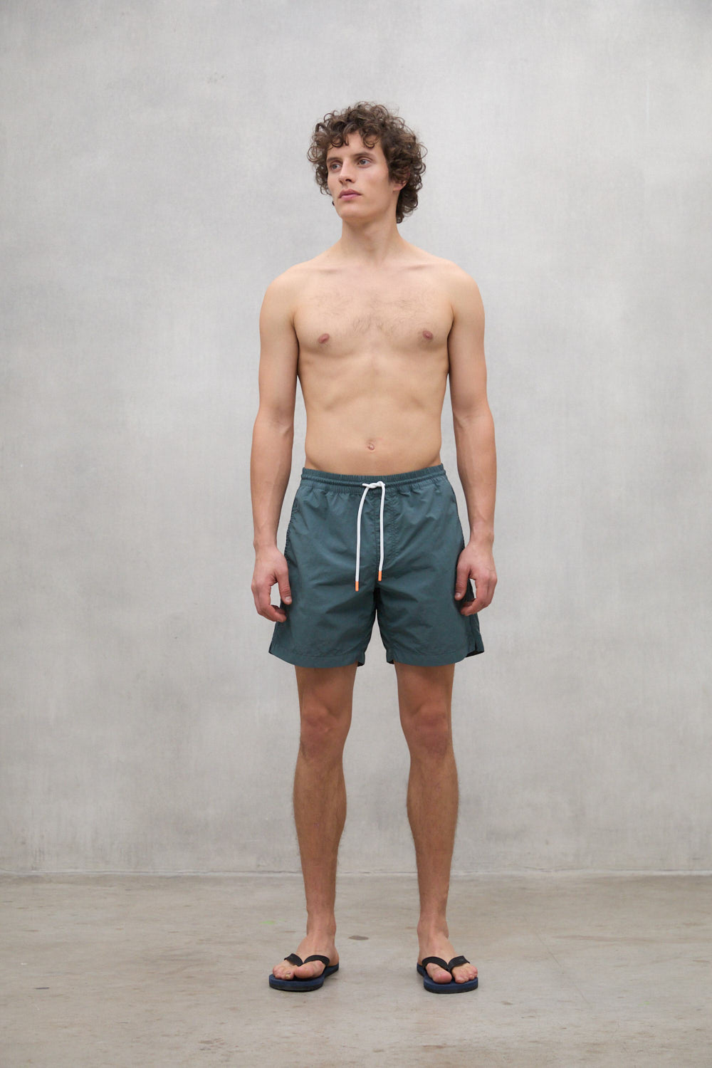 GREEN LANAI SWIM TRUNKS