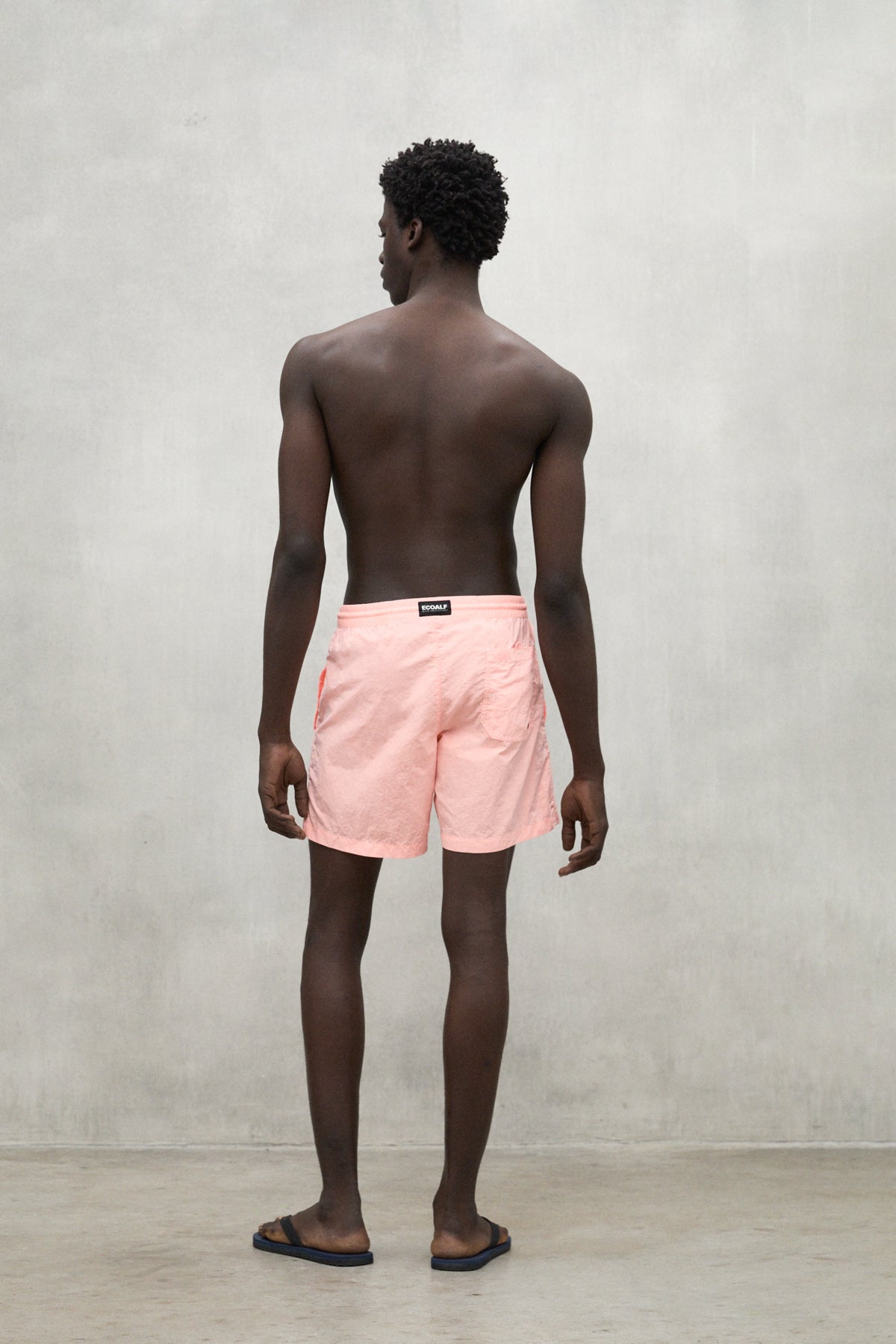 ORANGE LANAI SWIM TRUNKS