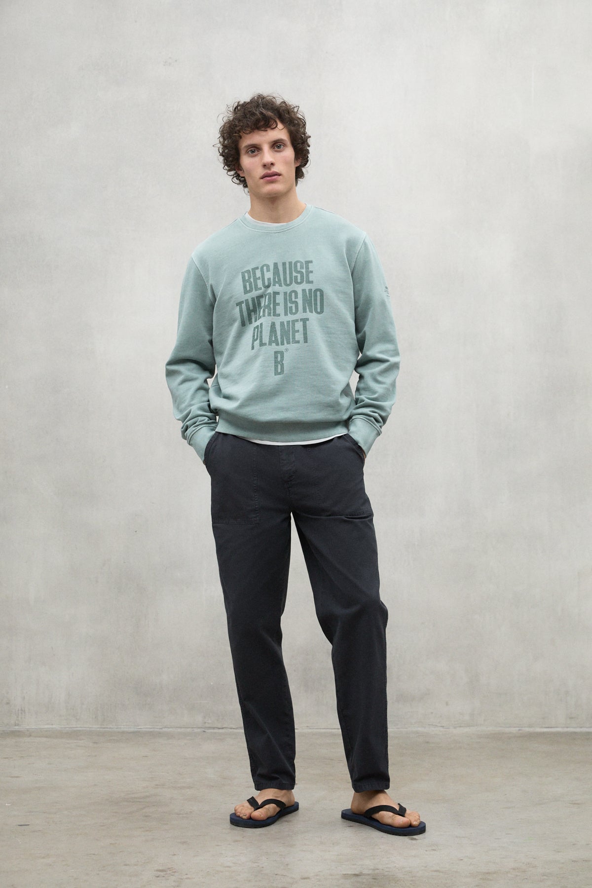 SWEAT-SHIRT BARDERA VERT