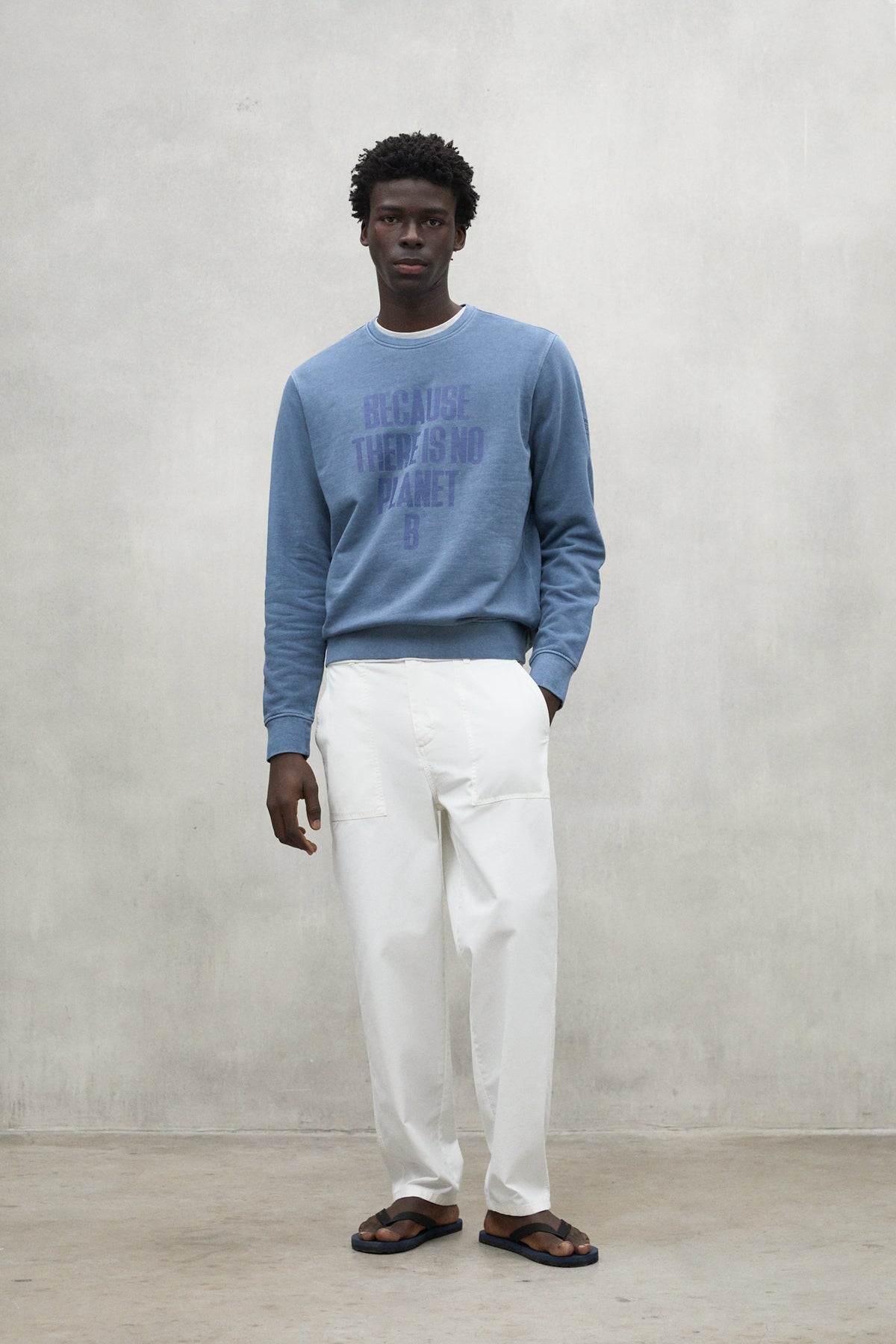 BLUE BARDERA SWEATSHIRT