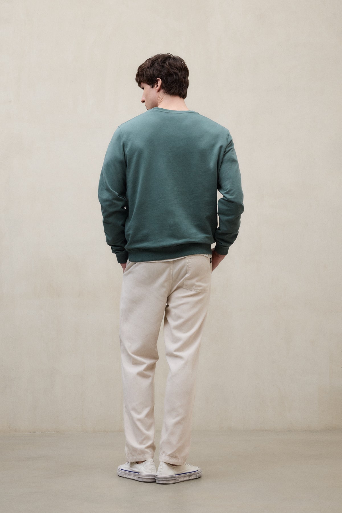 SWEAT-SHIRT BARDERA VERT