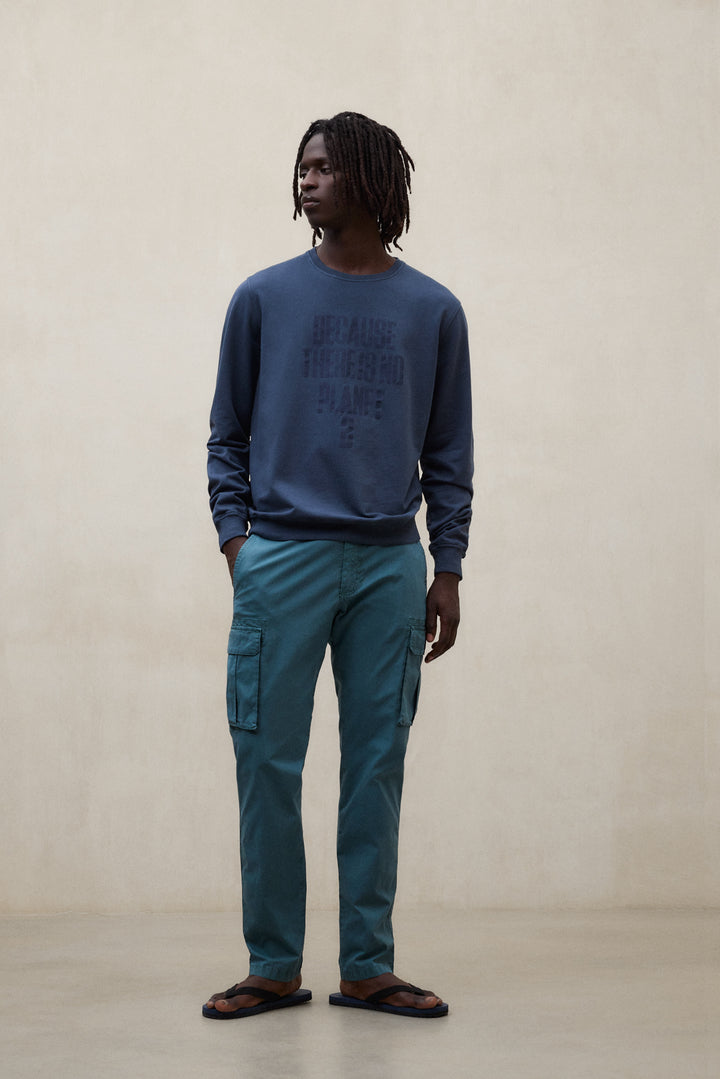 SWEAT-SHIRT BARDERA BLEU FONCÉ