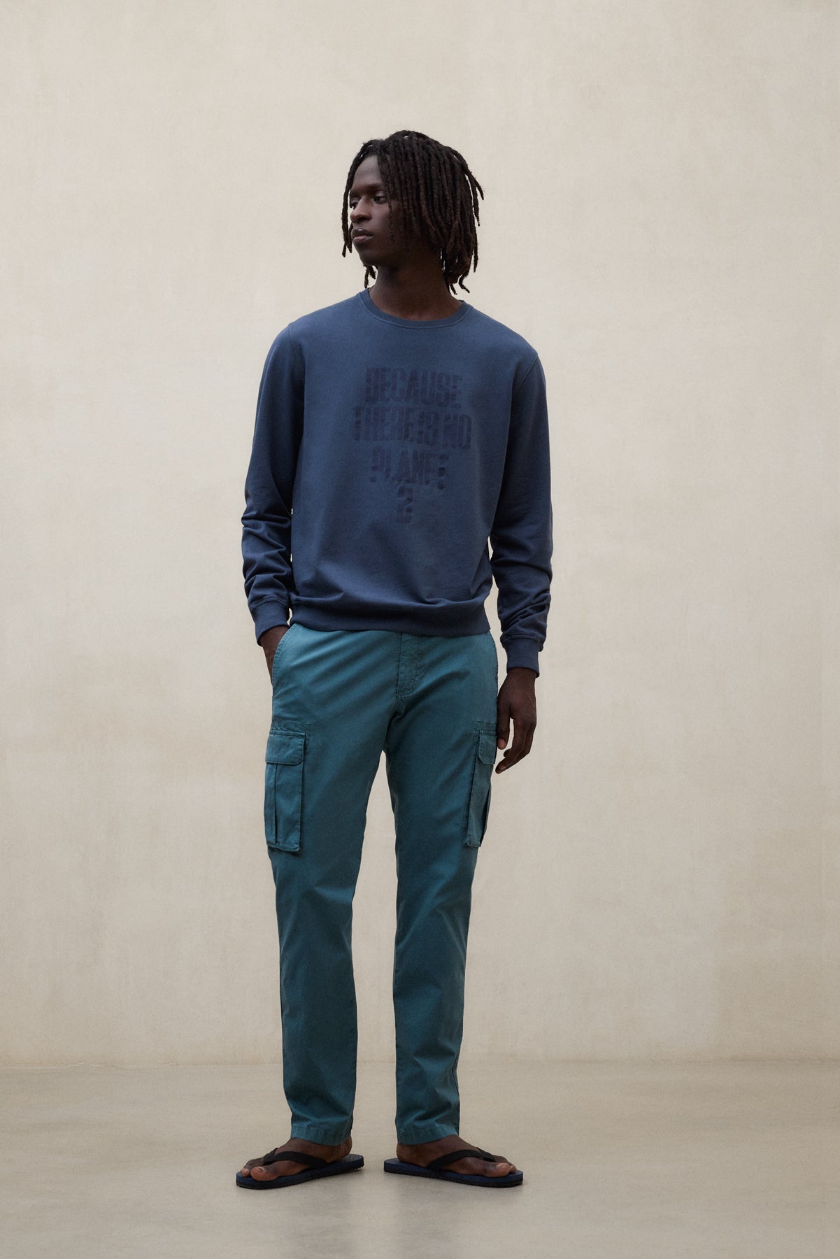 SWEAT-SHIRT BARDERA BLEU FONCÉ