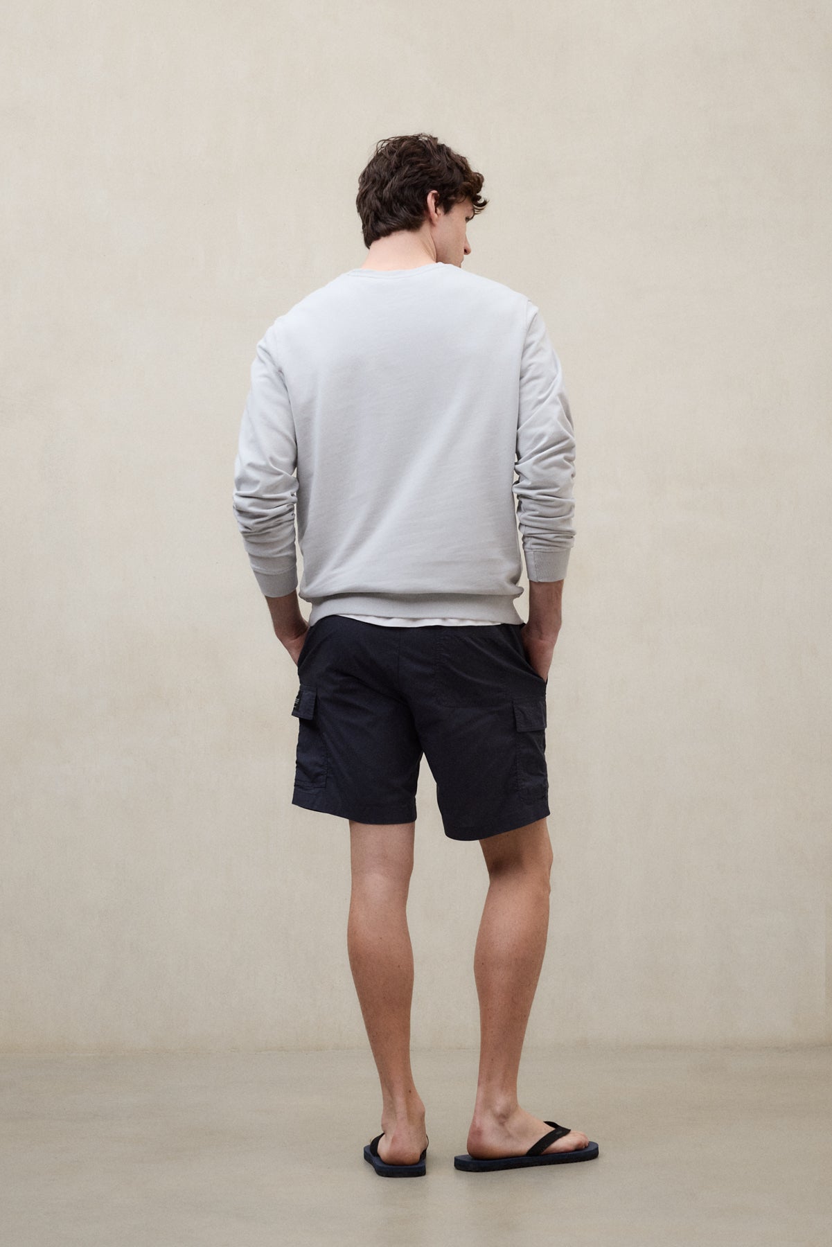SUDADERA BARDERA GRIS