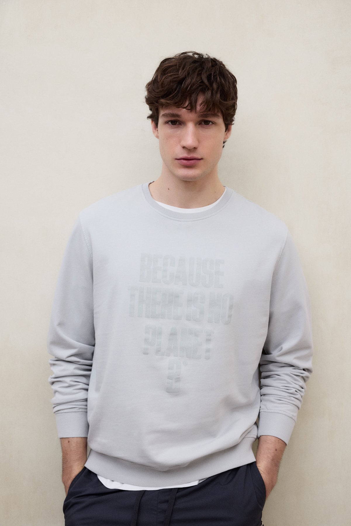 SUDADERA BARDERA GRIS