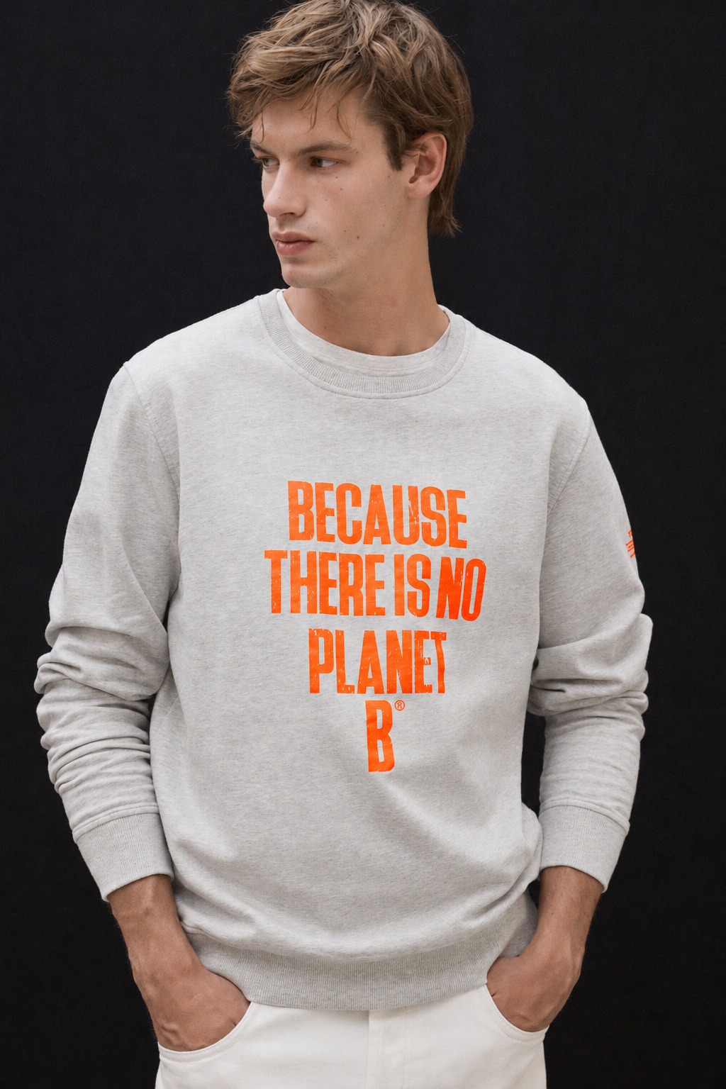 SWEAT-SHIRT BARDERA GRIS