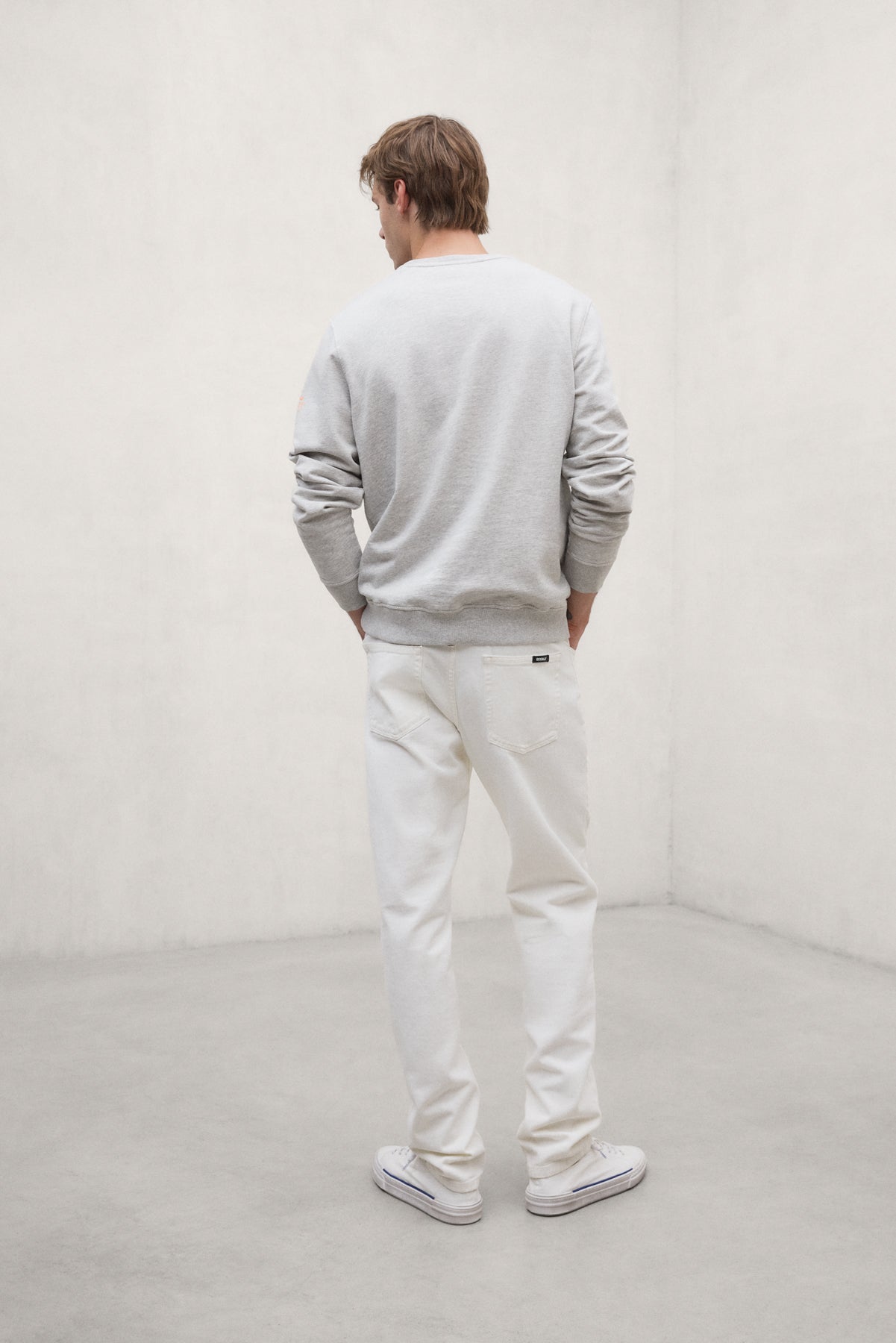 SWEAT-SHIRT BARDERA GRIS