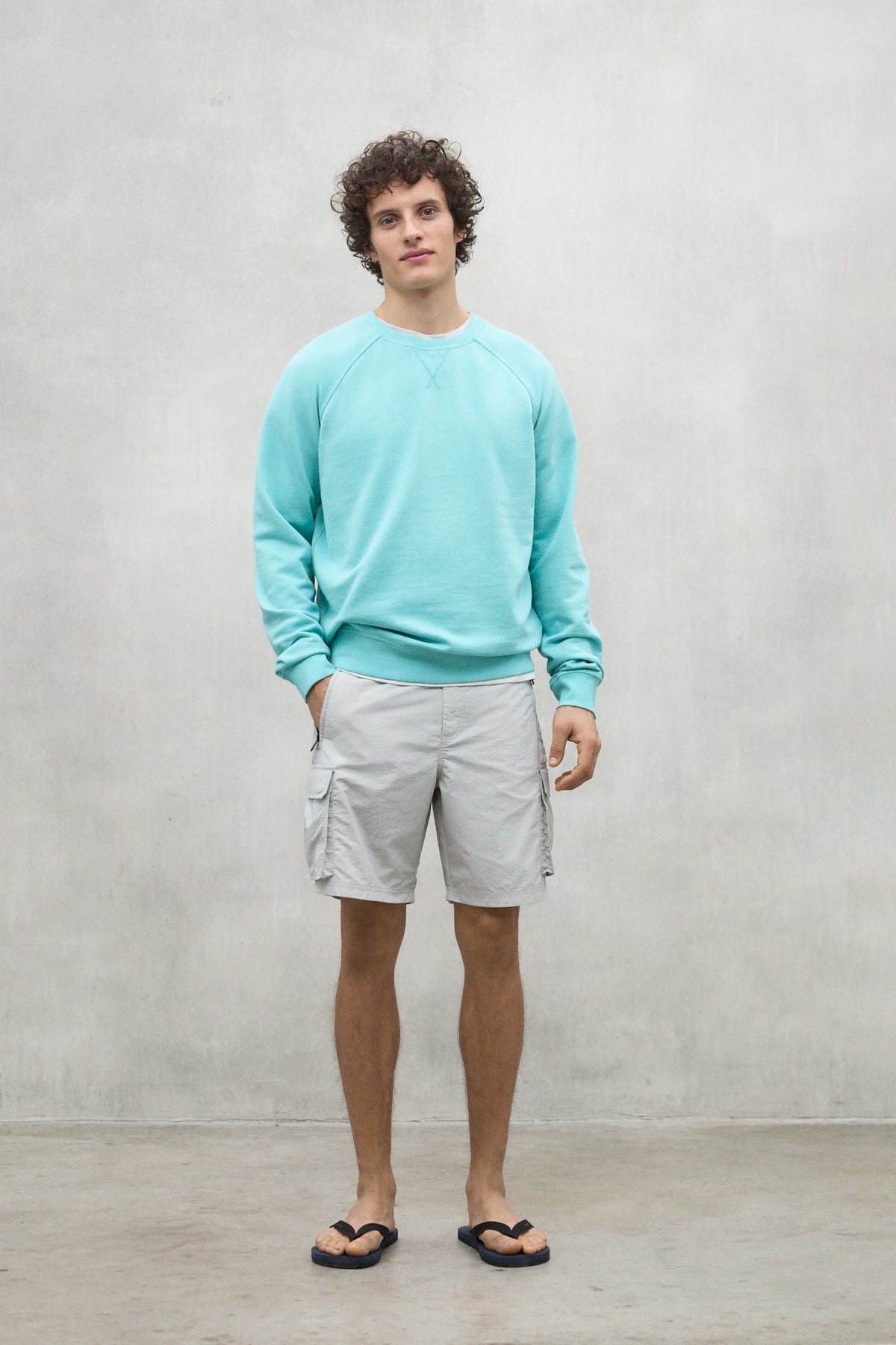 SWEATSHIRT BERJA WASSERGRÜN