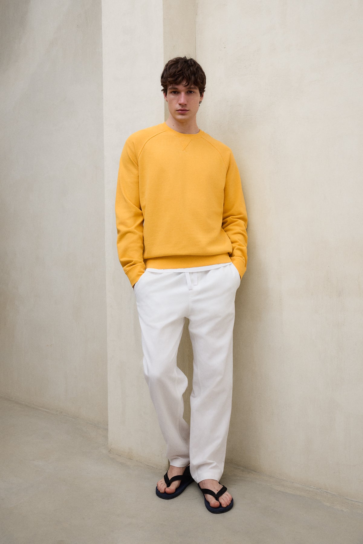 YELLOW BERJA SWEATSHIRT