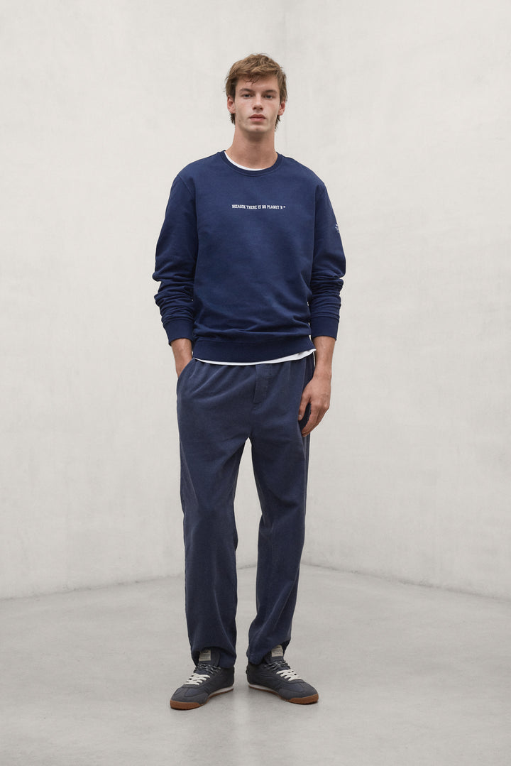 NAVY BLUE DISA SWEATSHIRT