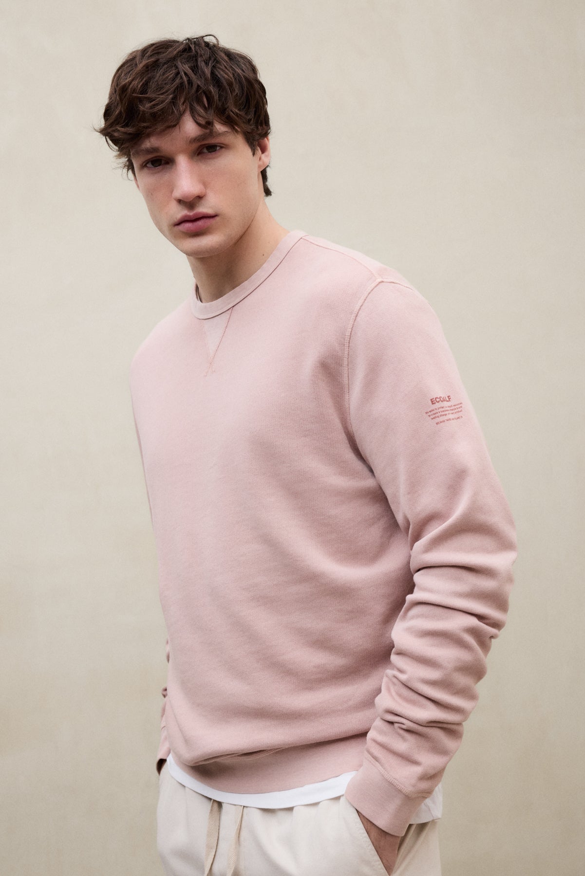 SWEATSHIRT GOLA ROSA