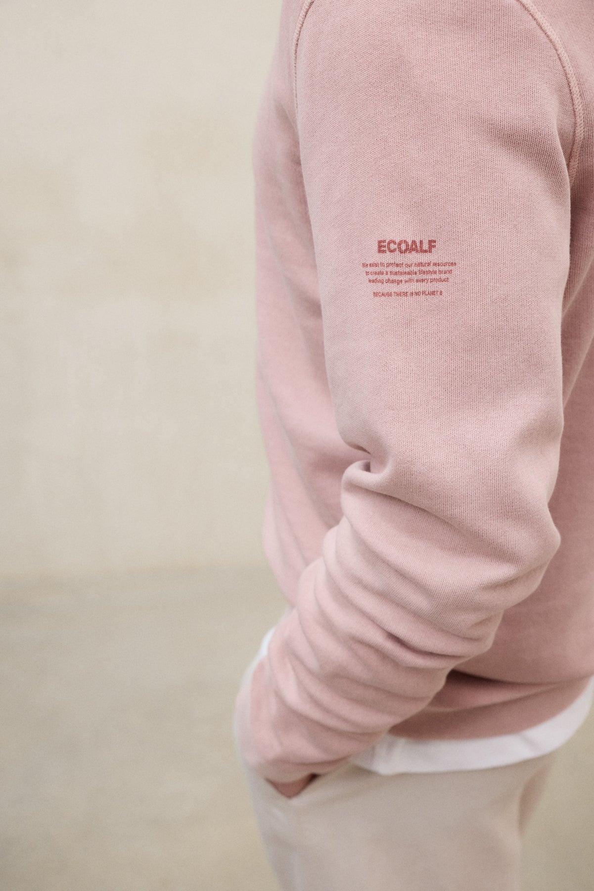 SUDADERA GOLA ROSA
