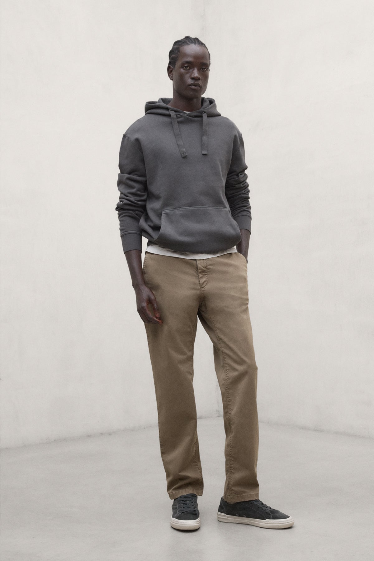 HOODIE PATES DUNKELGRAU