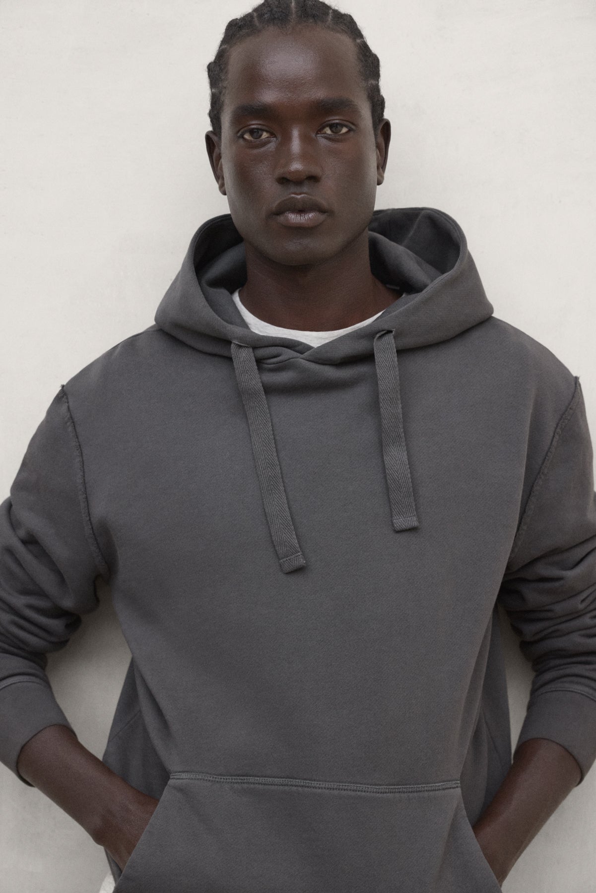HOODIE PATES DUNKELGRAU