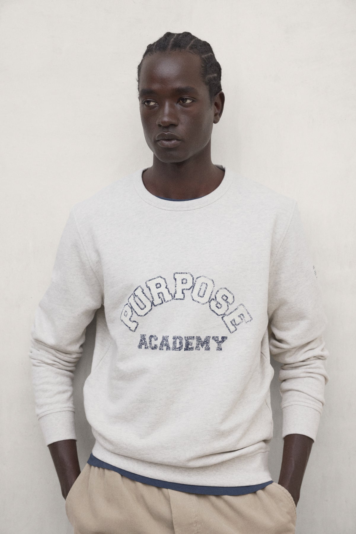 SWEAT-SHIRT PURPOSE BEIGE