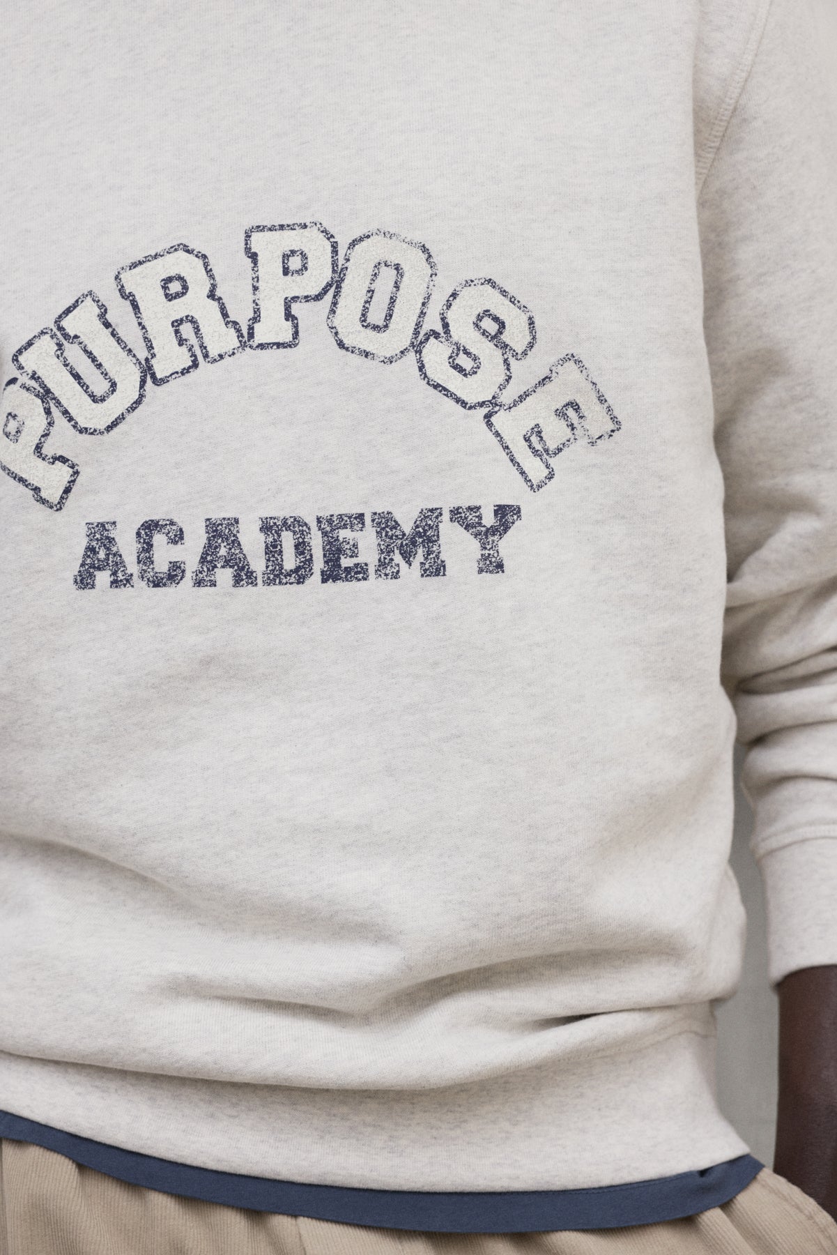 SWEAT-SHIRT PURPOSE BEIGE
