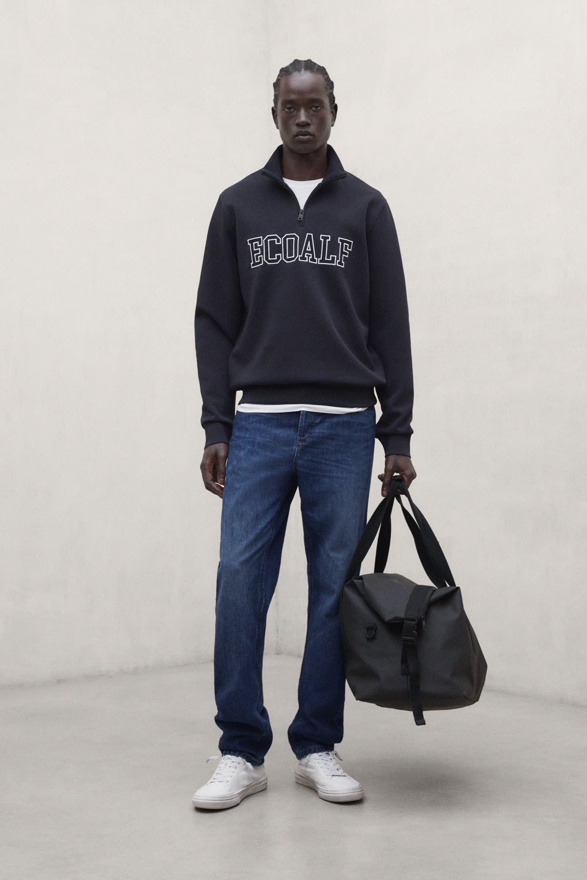 SWEAT-SHIRT TEREL LOGO BLEU MARINE