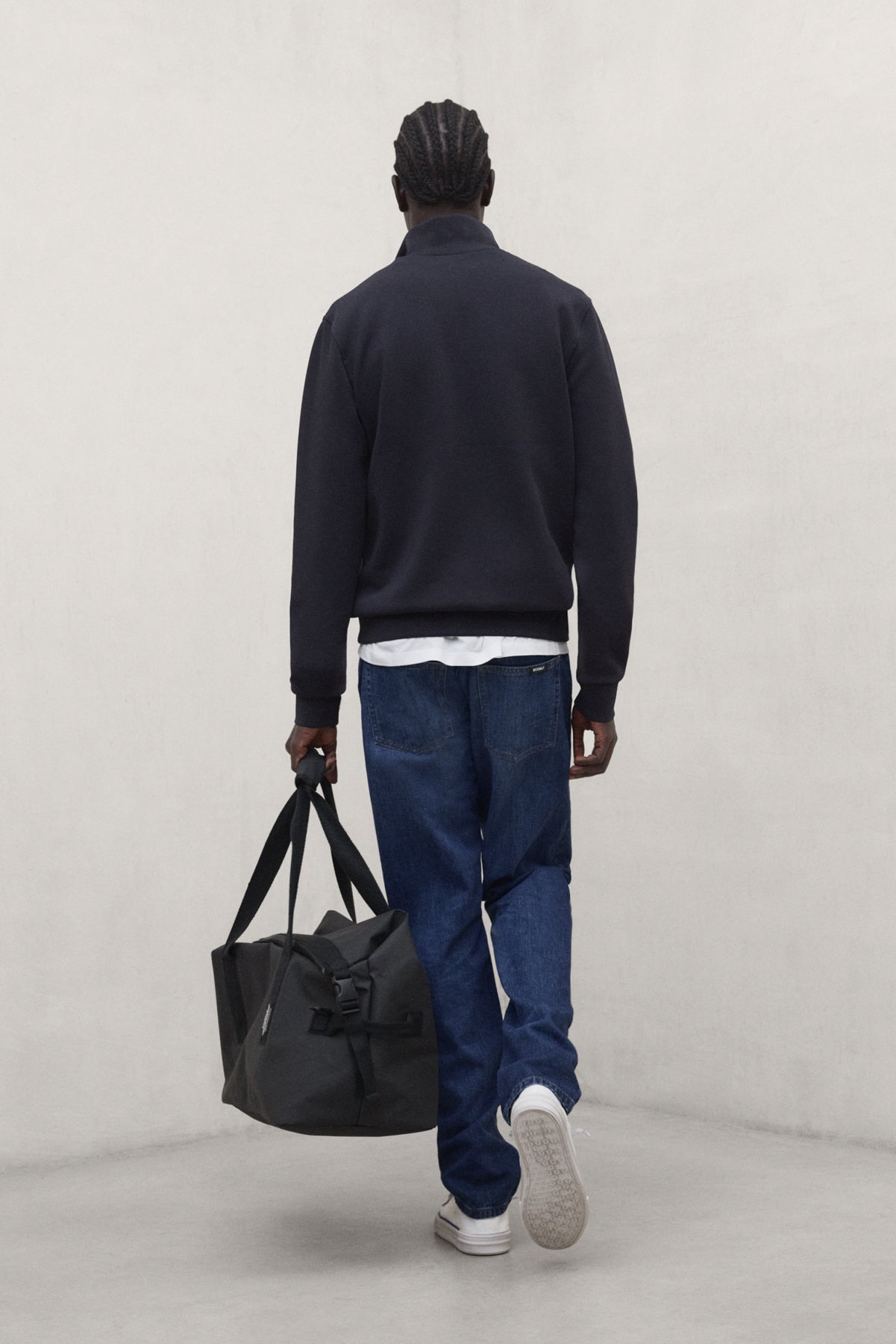 SWEAT-SHIRT TEREL LOGO BLEU MARINE