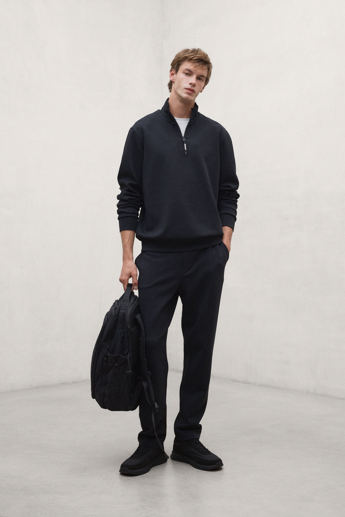 SUDADERA TEREL NEGRA